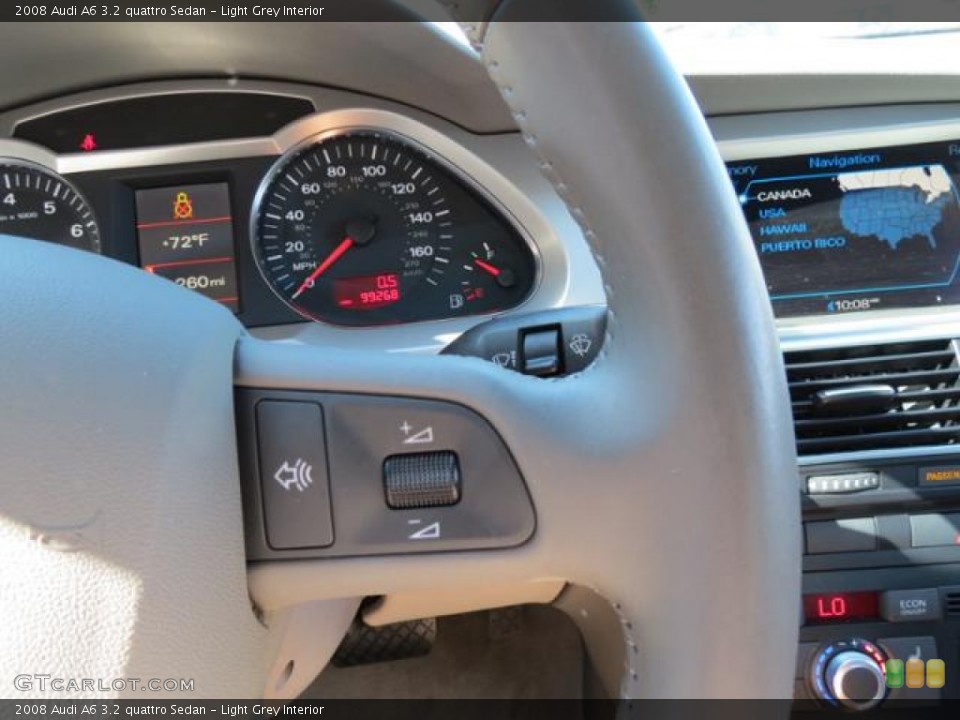 Light Grey Interior Controls for the 2008 Audi A6 3.2 quattro Sedan #81152157