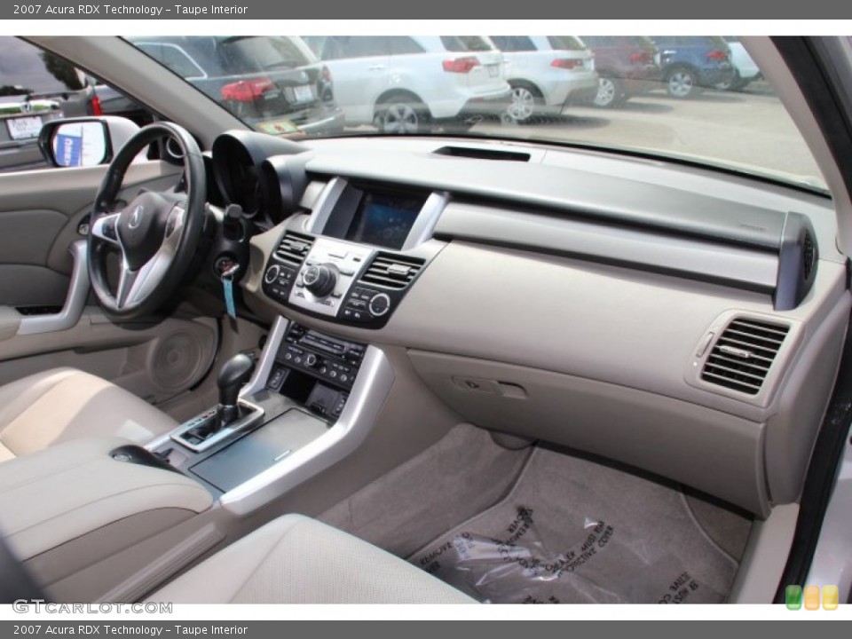 Taupe Interior Dashboard for the 2007 Acura RDX Technology #81152168