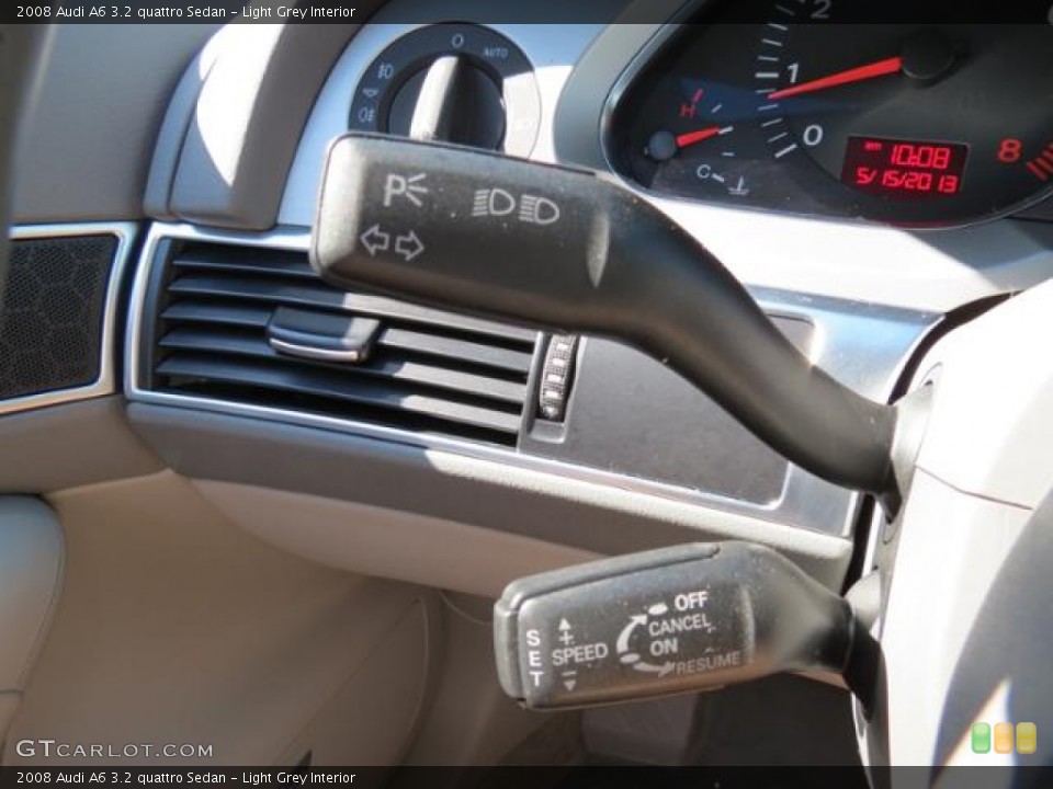 Light Grey Interior Controls for the 2008 Audi A6 3.2 quattro Sedan #81152172