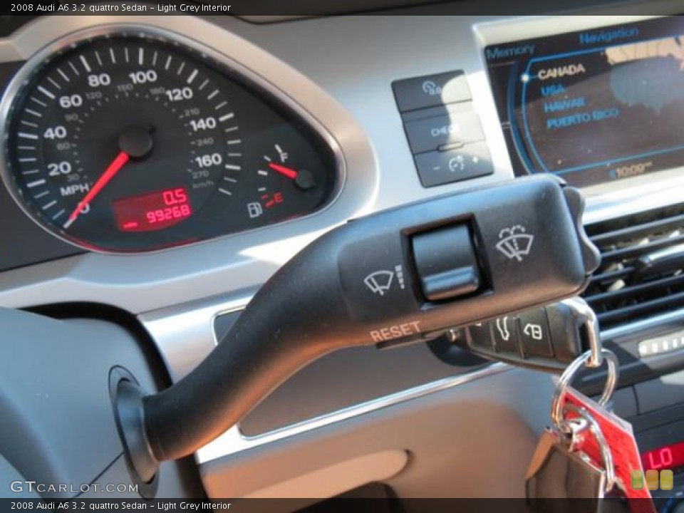Light Grey Interior Controls for the 2008 Audi A6 3.2 quattro Sedan #81152193