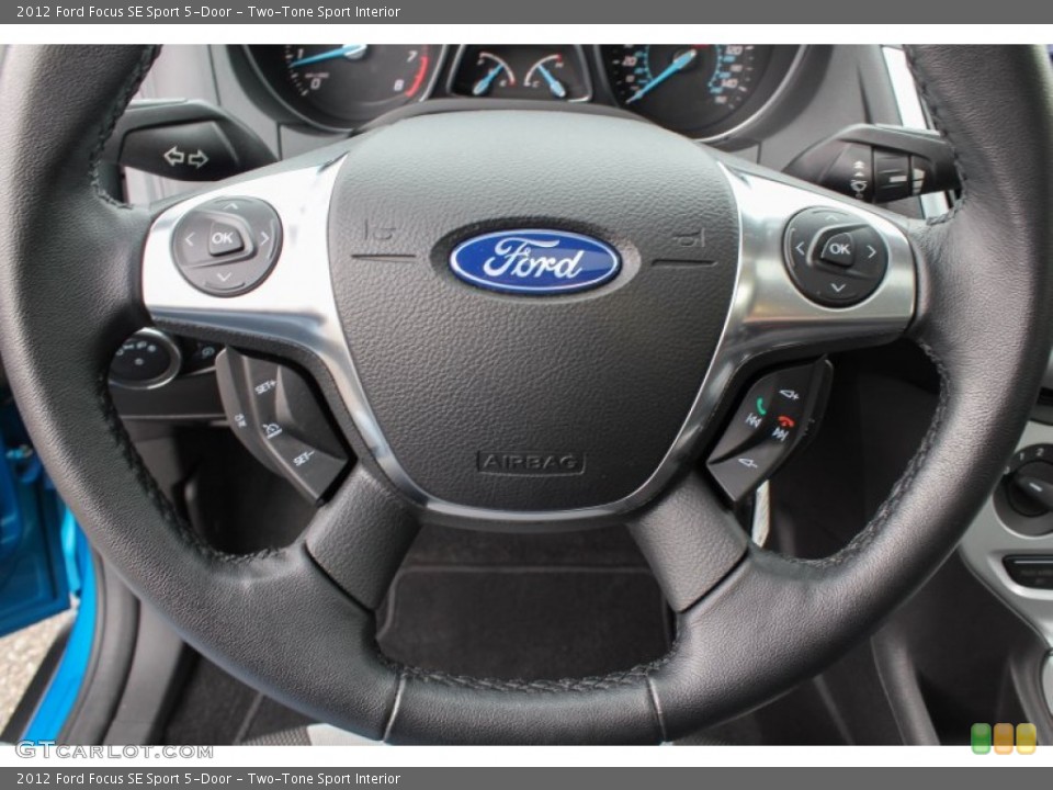 Two-Tone Sport Interior Steering Wheel for the 2012 Ford Focus SE Sport 5-Door #81152340