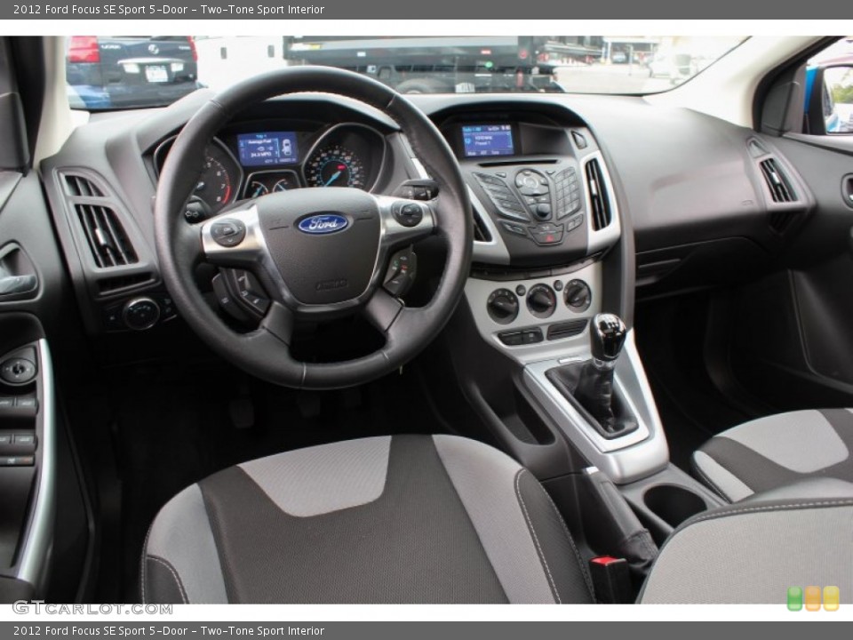 Two-Tone Sport Interior Dashboard for the 2012 Ford Focus SE Sport 5-Door #81152358