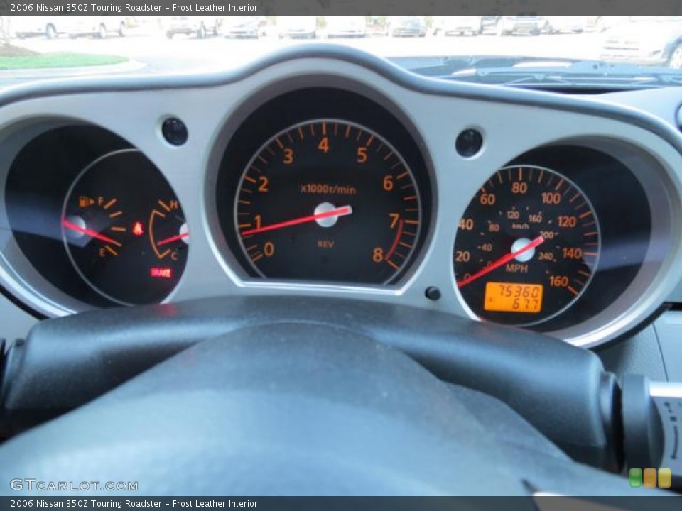 Frost Leather Interior Gauges for the 2006 Nissan 350Z Touring Roadster #81152531