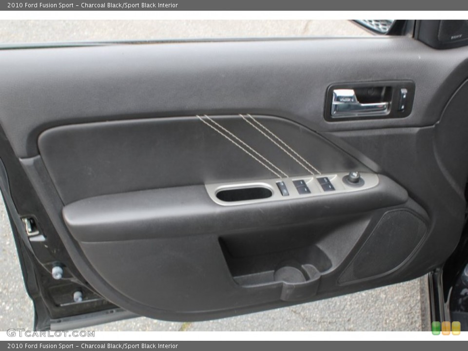 Charcoal Black/Sport Black Interior Door Panel for the 2010 Ford Fusion Sport #81152621