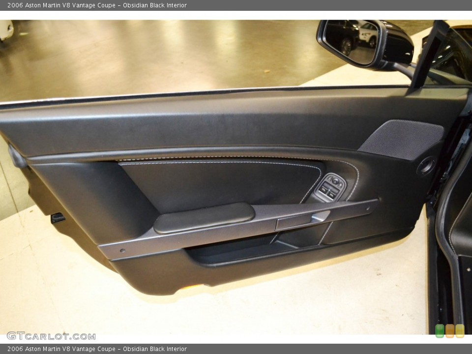 Obsidian Black Interior Door Panel for the 2006 Aston Martin V8 Vantage Coupe #81153181