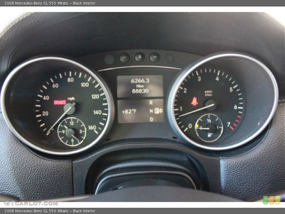 Black Interior Gauges for the 2008 Mercedes-Benz GL 550 4Matic #81153187