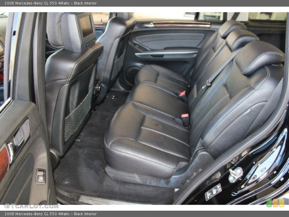 Black Interior Rear Seat for the 2008 Mercedes-Benz GL 550 4Matic #81153327