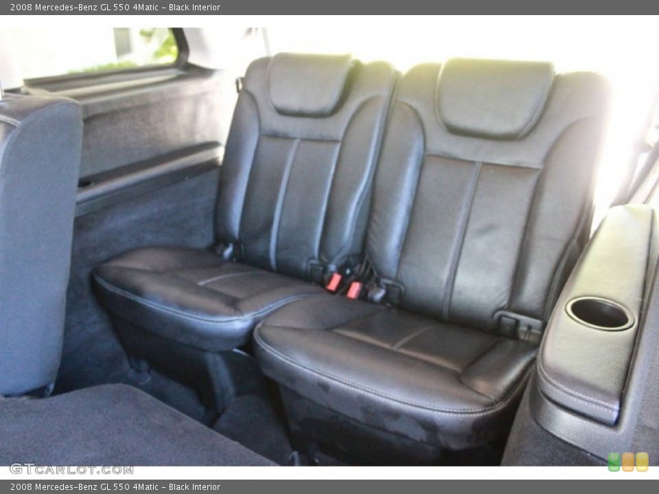 Black Interior Rear Seat for the 2008 Mercedes-Benz GL 550 4Matic #81153345