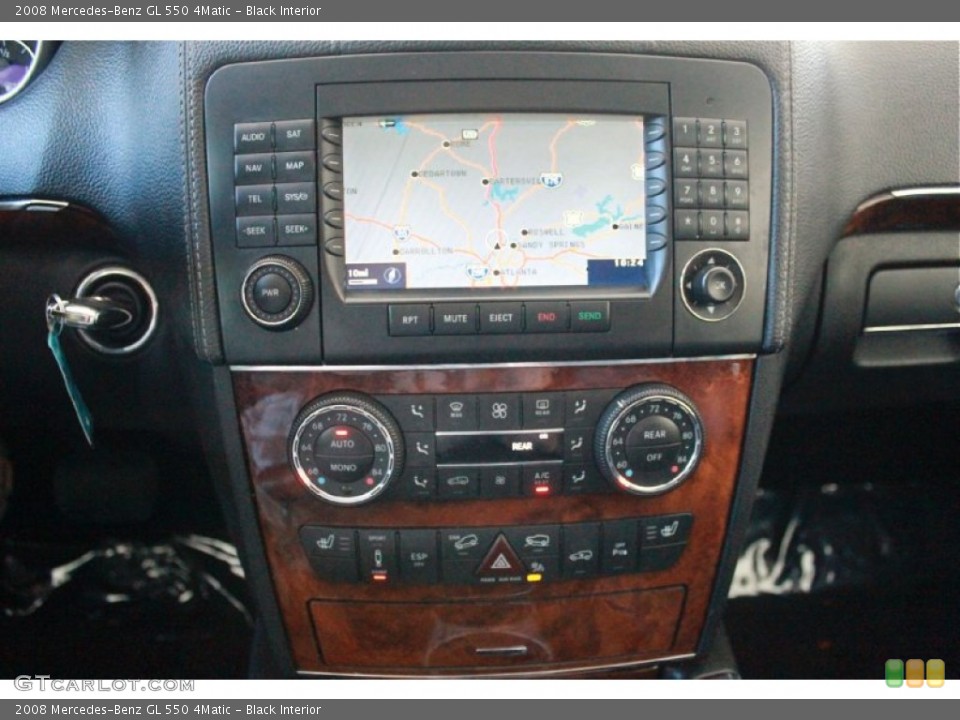 Black Interior Navigation for the 2008 Mercedes-Benz GL 550 4Matic #81153402