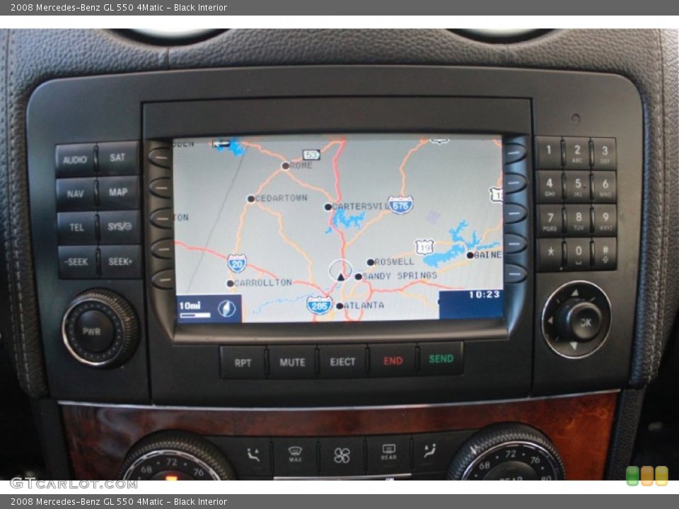 Black Interior Navigation for the 2008 Mercedes-Benz GL 550 4Matic #81153423