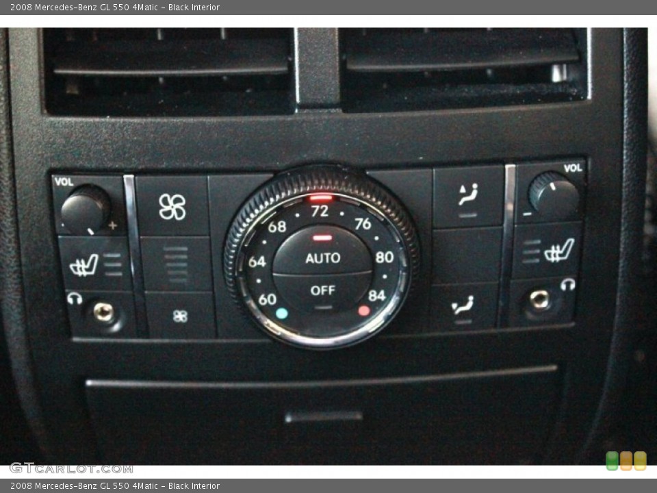 Black Interior Controls for the 2008 Mercedes-Benz GL 550 4Matic #81153516
