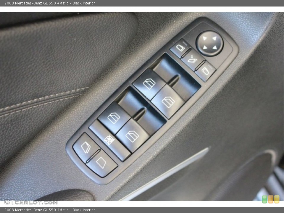 Black Interior Controls for the 2008 Mercedes-Benz GL 550 4Matic #81153555
