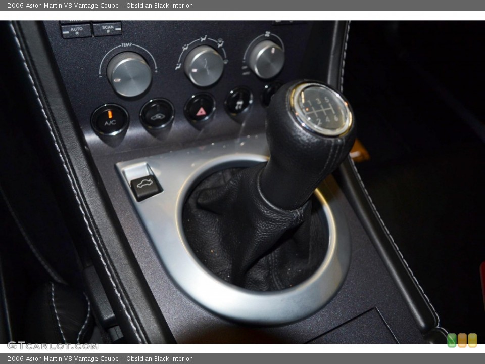 Obsidian Black Interior Transmission for the 2006 Aston Martin V8 Vantage Coupe #81153570