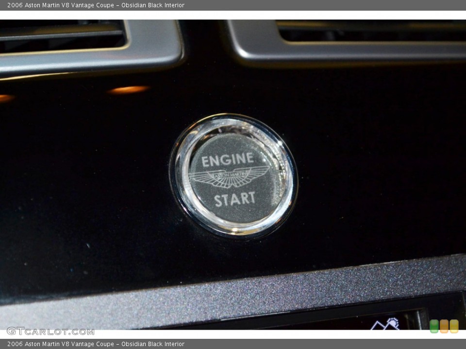 Obsidian Black Interior Controls for the 2006 Aston Martin V8 Vantage Coupe #81153654