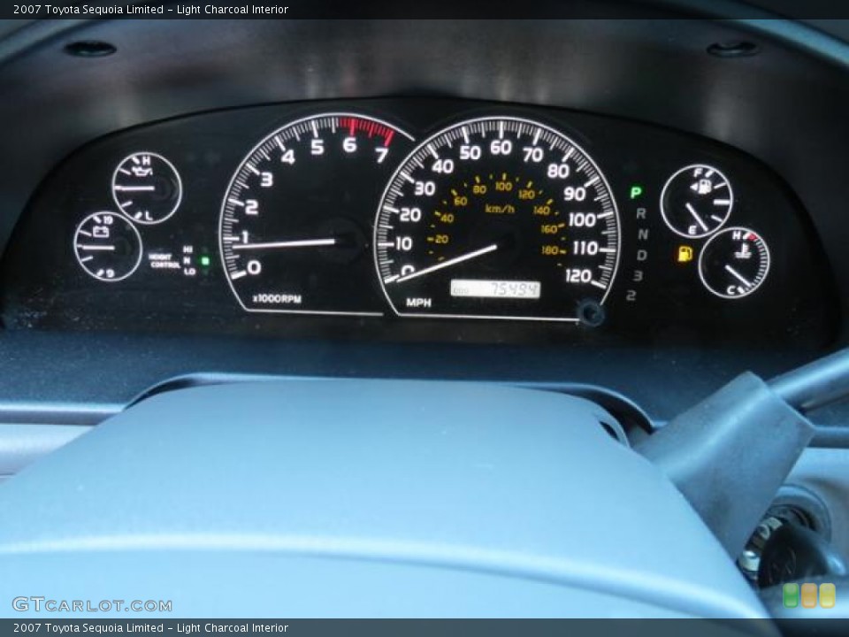 Light Charcoal Interior Gauges for the 2007 Toyota Sequoia Limited #81153978