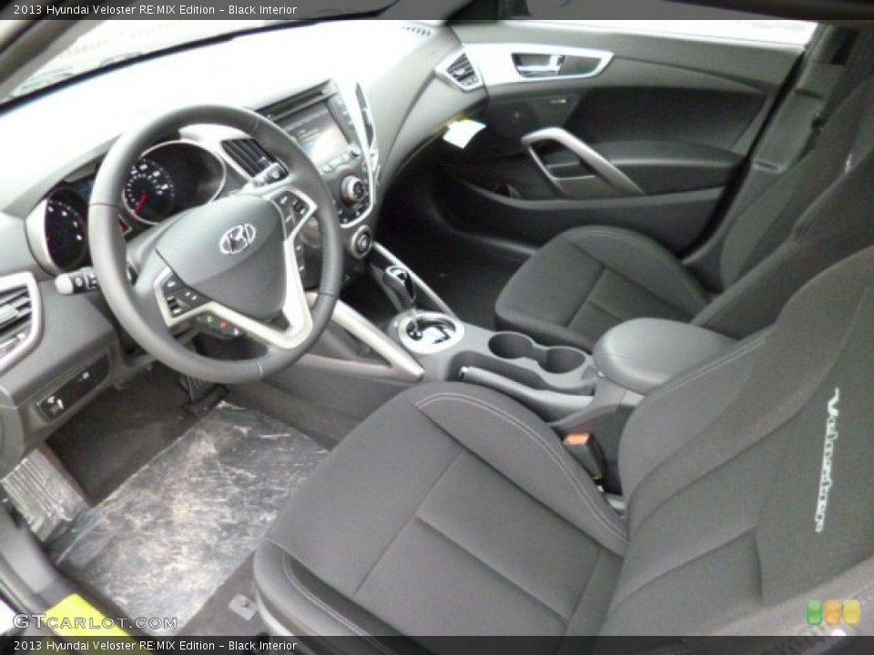 Black Interior Prime Interior for the 2013 Hyundai Veloster RE:MIX Edition #81154207