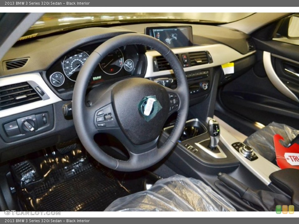 Black Interior Dashboard for the 2013 BMW 3 Series 320i Sedan #81155604