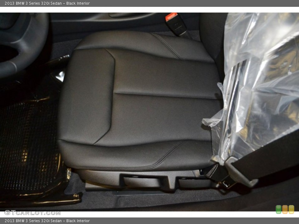 Black Interior Front Seat for the 2013 BMW 3 Series 320i Sedan #81155634