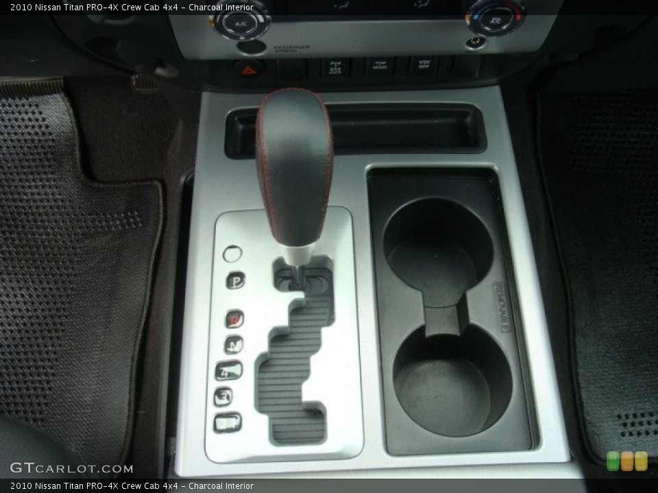 Charcoal Interior Transmission for the 2010 Nissan Titan PRO-4X Crew Cab 4x4 #81155964
