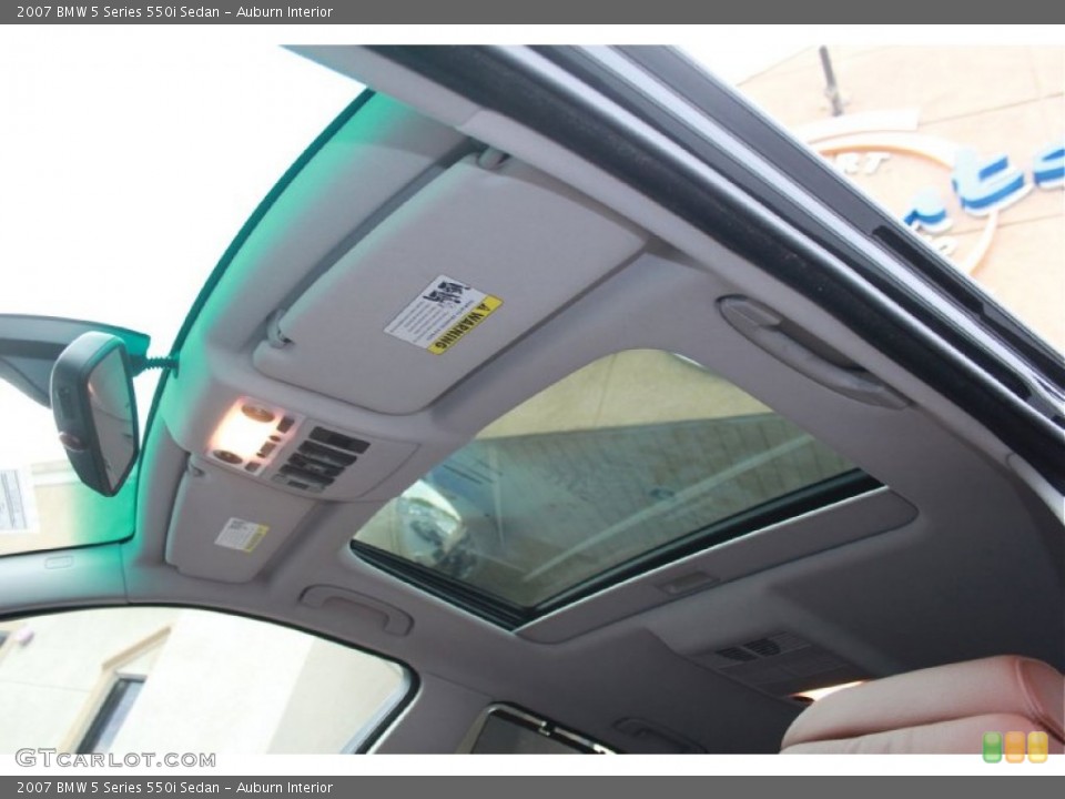 Auburn Interior Sunroof for the 2007 BMW 5 Series 550i Sedan #81156099