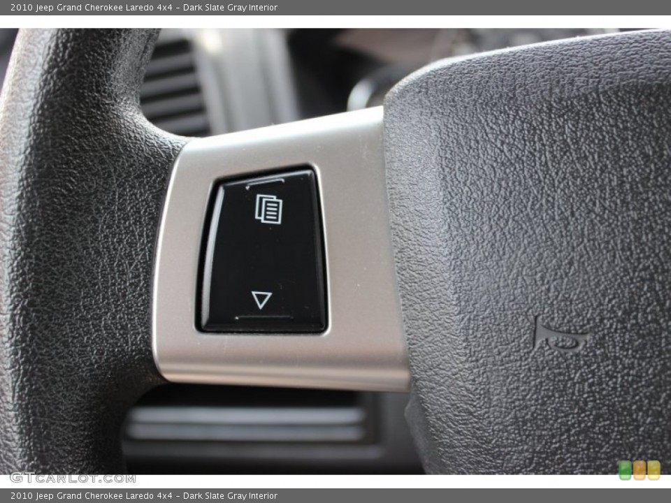 Dark Slate Gray Interior Controls for the 2010 Jeep Grand Cherokee Laredo 4x4 #81158070