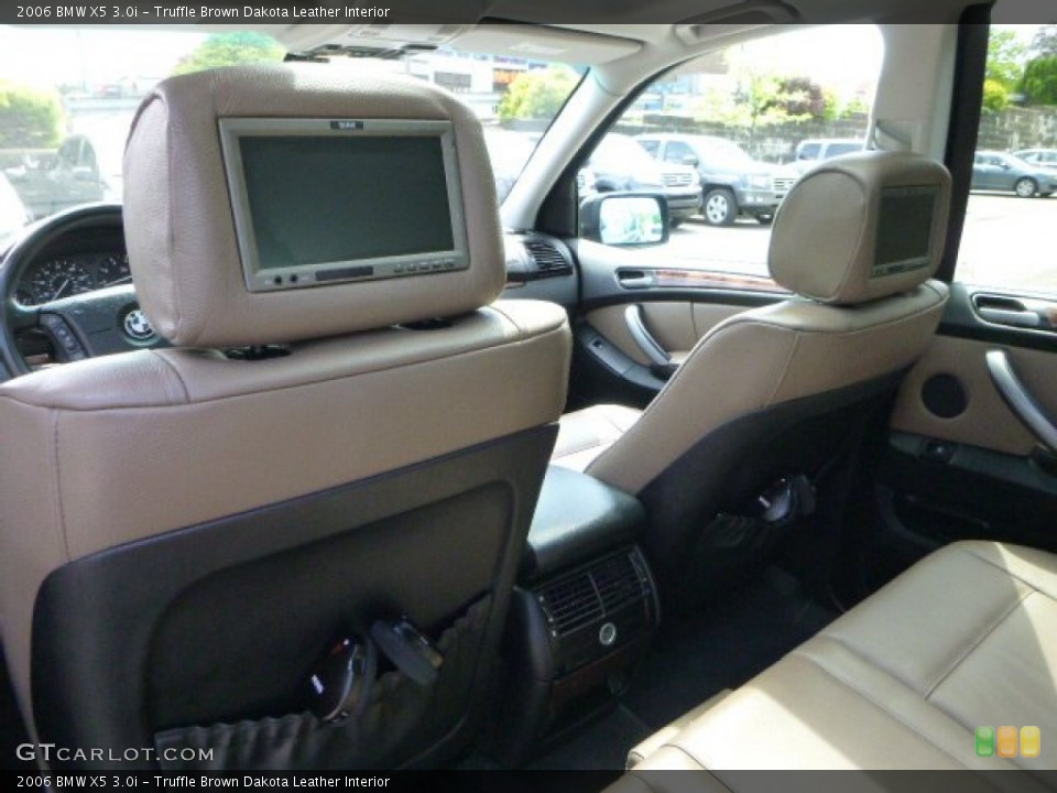 Truffle Brown Dakota Leather Interior Entertainment System for the 2006 BMW X5 3.0i #81158428