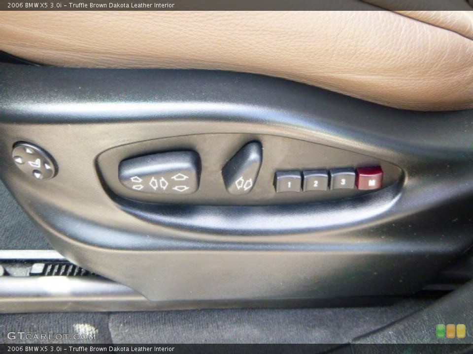 Truffle Brown Dakota Leather Interior Controls for the 2006 BMW X5 3.0i #81158475