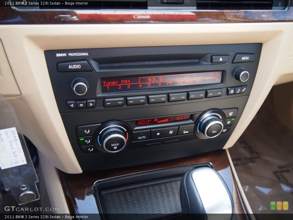 Beige Interior Controls for the 2011 BMW 3 Series 328i Sedan #81159384