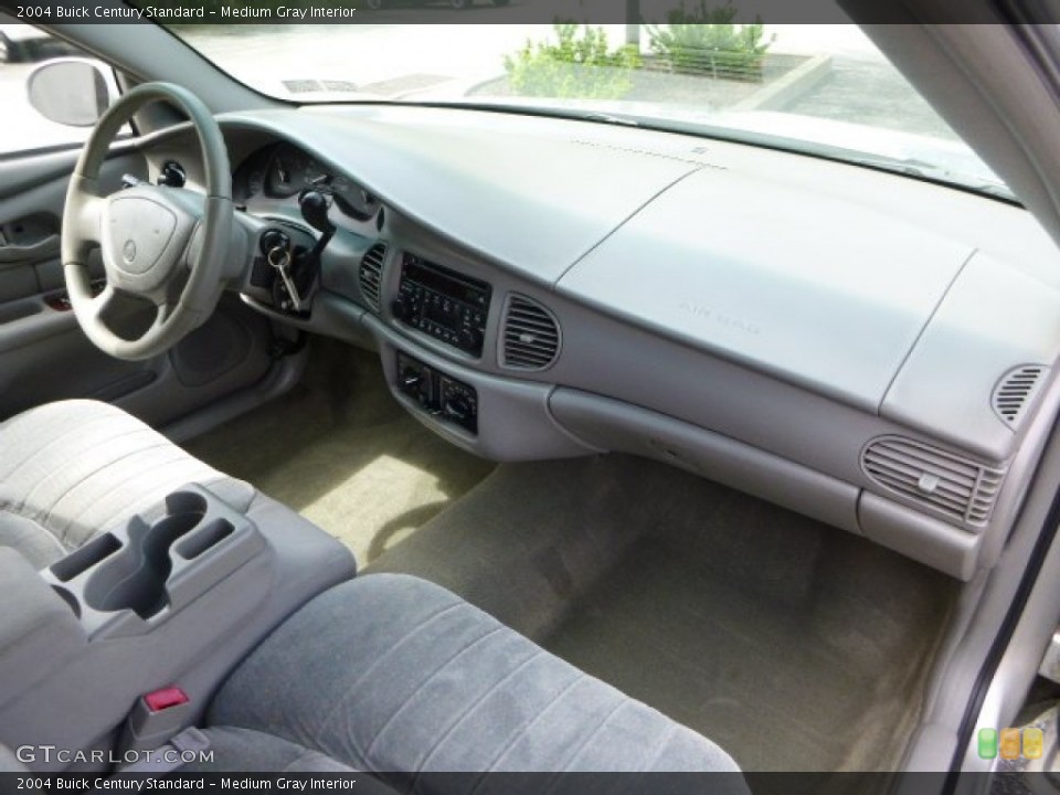 Medium Gray Interior Dashboard for the 2004 Buick Century Standard #81160400