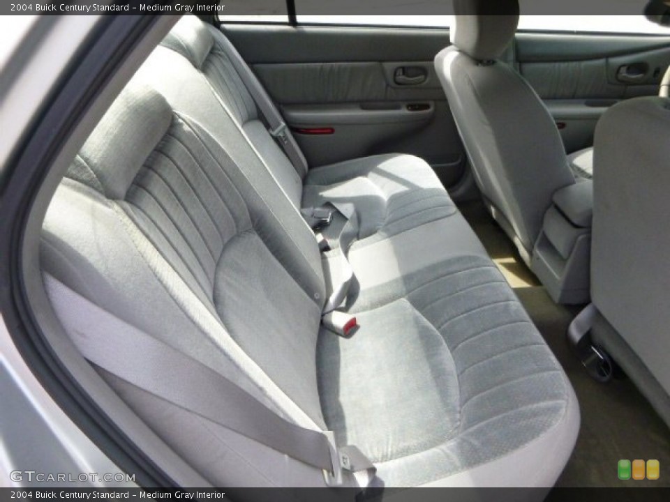 Medium Gray Interior Rear Seat for the 2004 Buick Century Standard #81160428