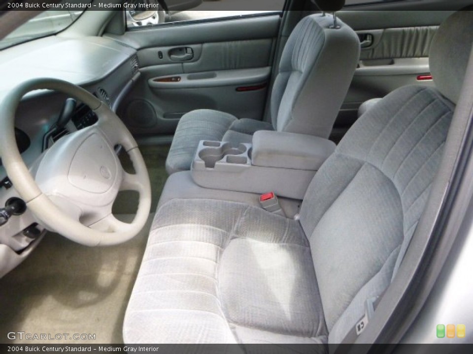 Medium Gray Interior Photo for the 2004 Buick Century Standard #81160458