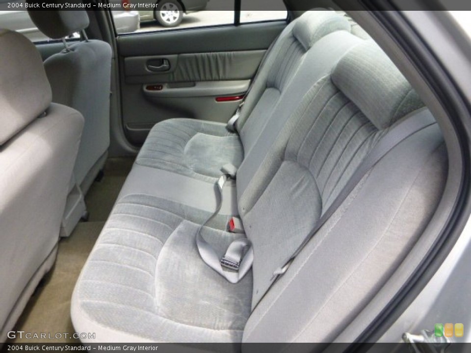 Medium Gray Interior Rear Seat for the 2004 Buick Century Standard #81160473