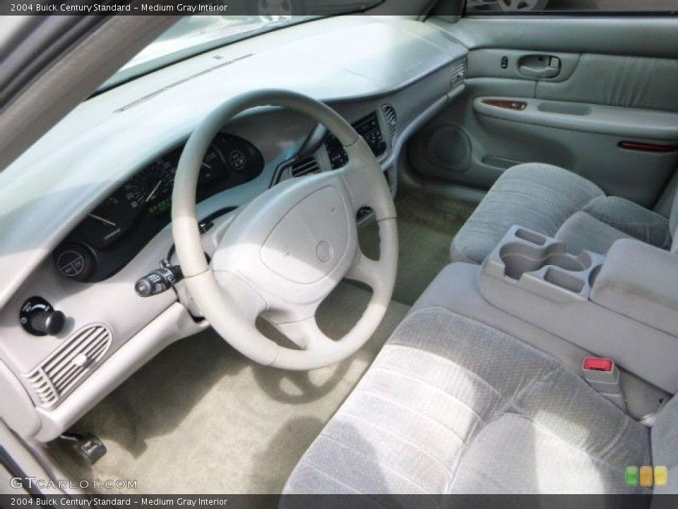 Medium Gray 2004 Buick Century Interiors