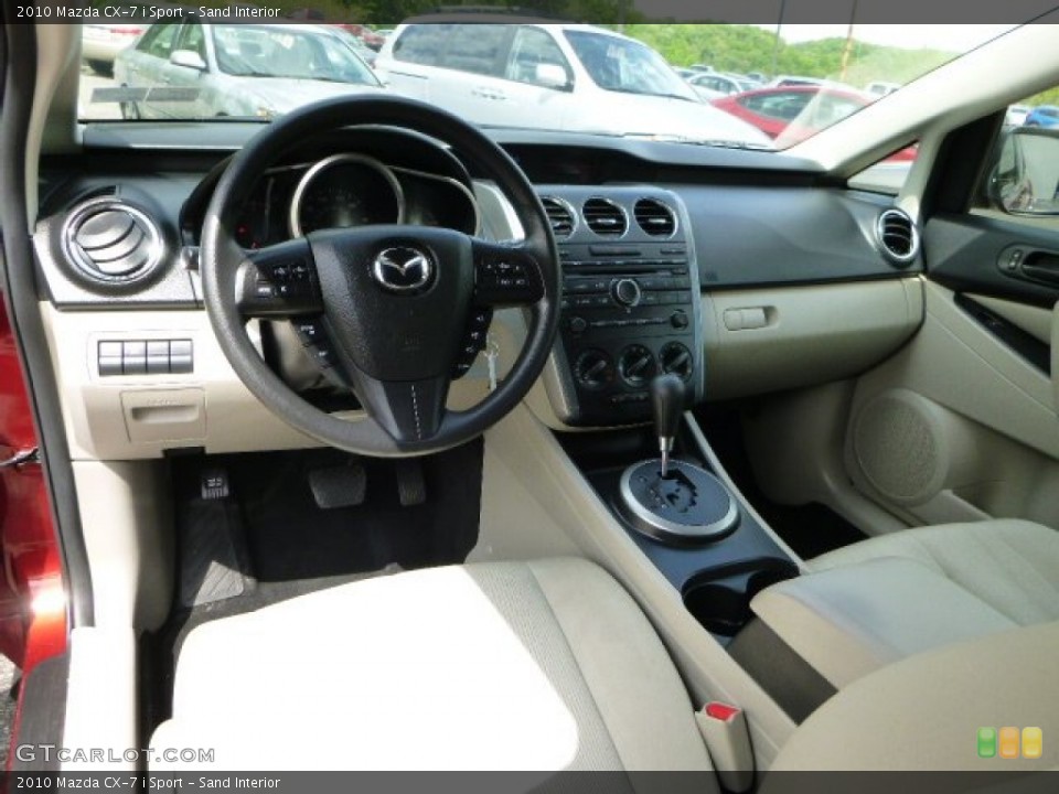 Sand Interior Prime Interior for the 2010 Mazda CX-7 i Sport #81160835