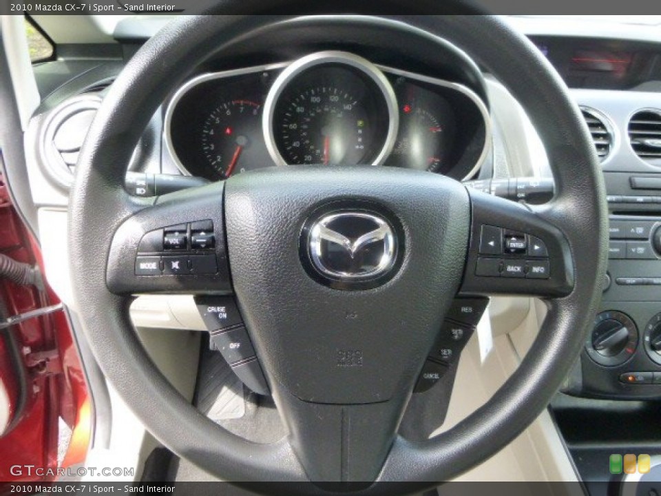 Sand Interior Steering Wheel for the 2010 Mazda CX-7 i Sport #81160917