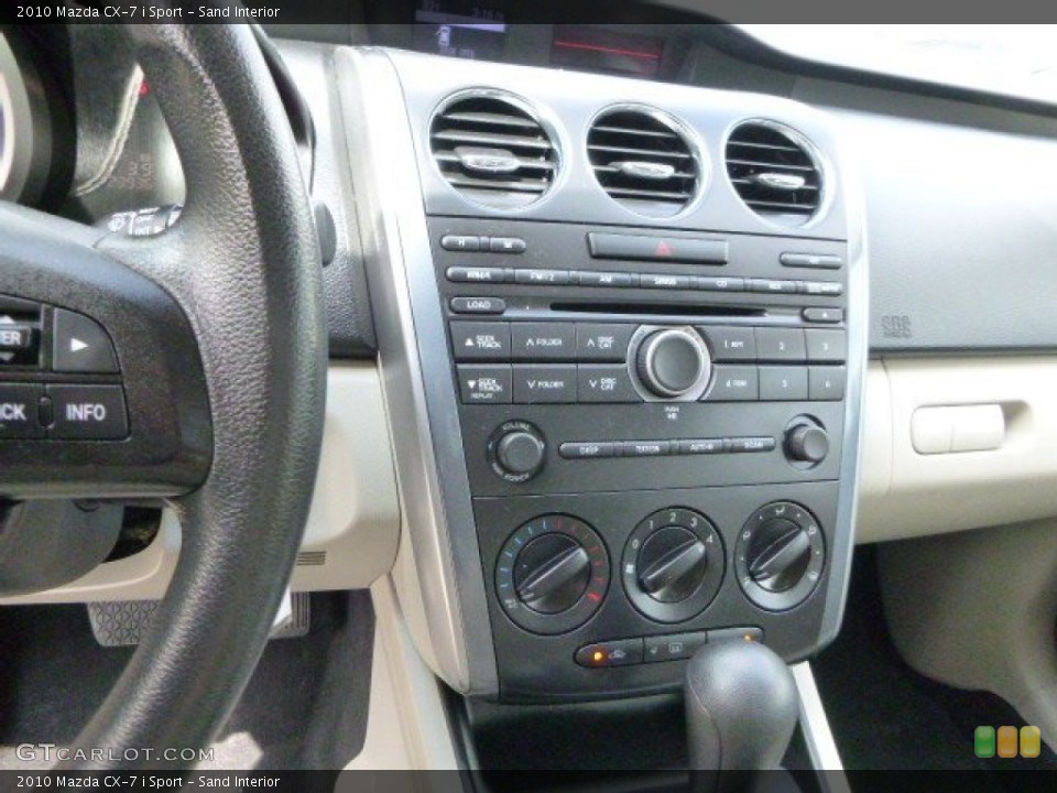 Sand Interior Controls for the 2010 Mazda CX-7 i Sport #81160931