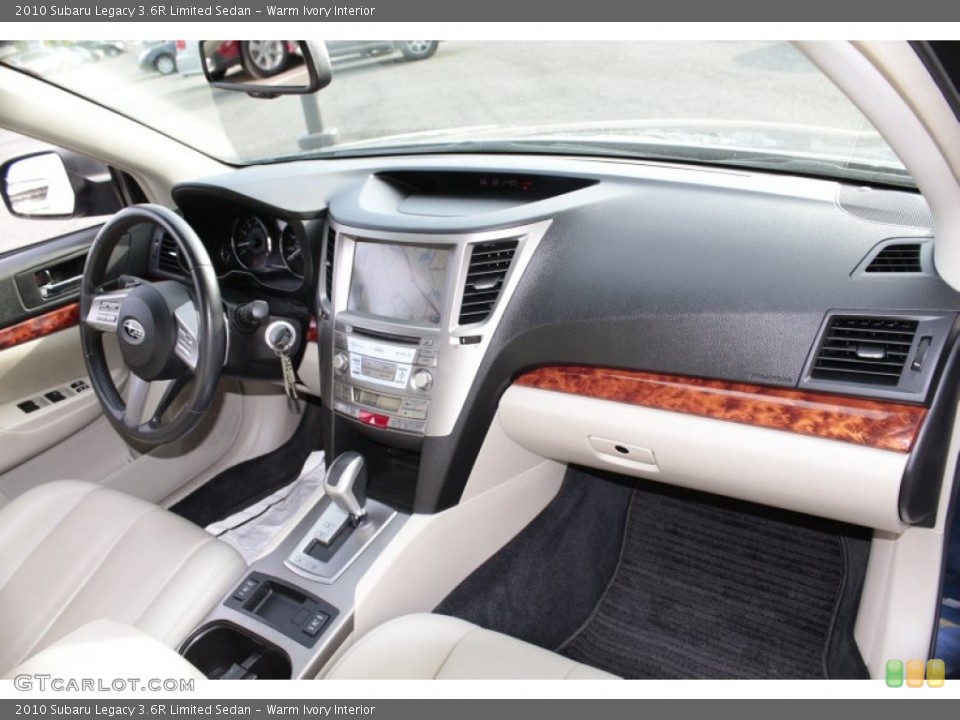 Warm Ivory Interior Dashboard for the 2010 Subaru Legacy 3.6R Limited Sedan #81161397