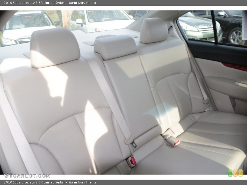 Warm Ivory Interior Rear Seat for the 2010 Subaru Legacy 3.6R Limited Sedan #81161496