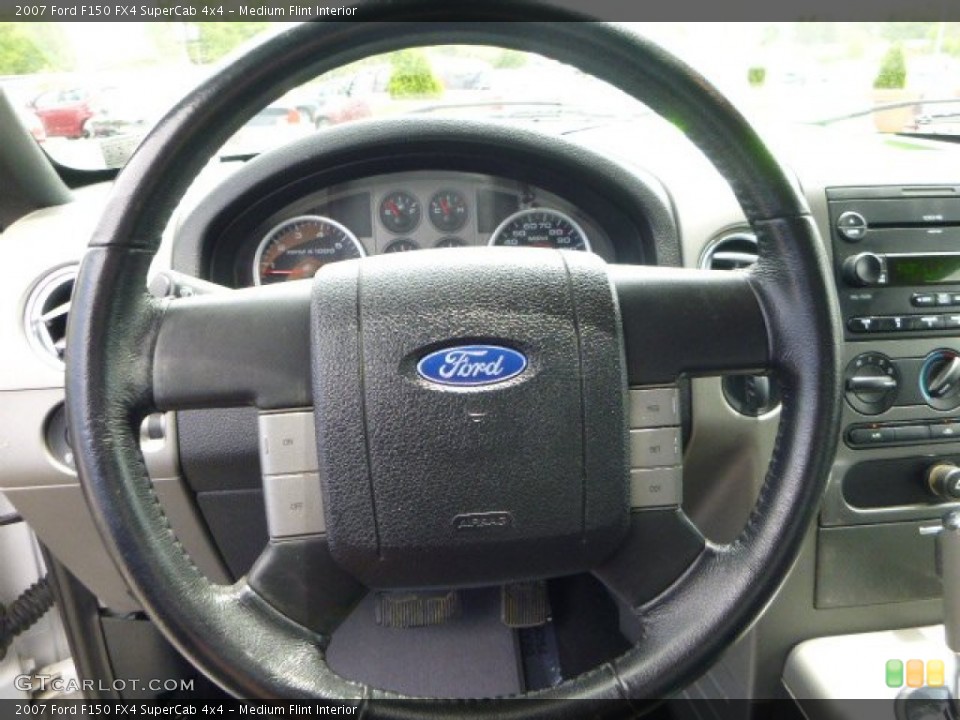 Medium Flint Interior Steering Wheel for the 2007 Ford F150 FX4 SuperCab 4x4 #81163467