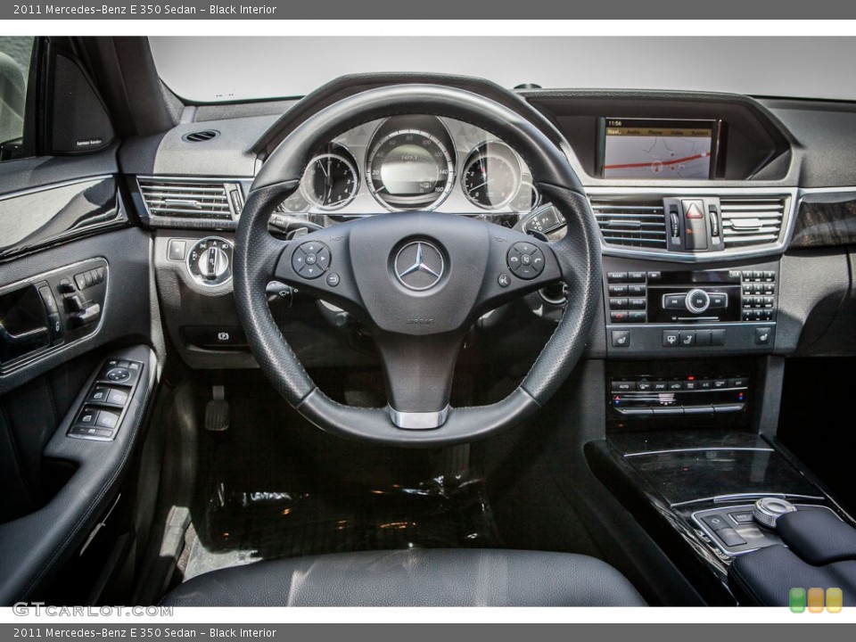 Black Interior Dashboard for the 2011 Mercedes-Benz E 350 Sedan #81164010
