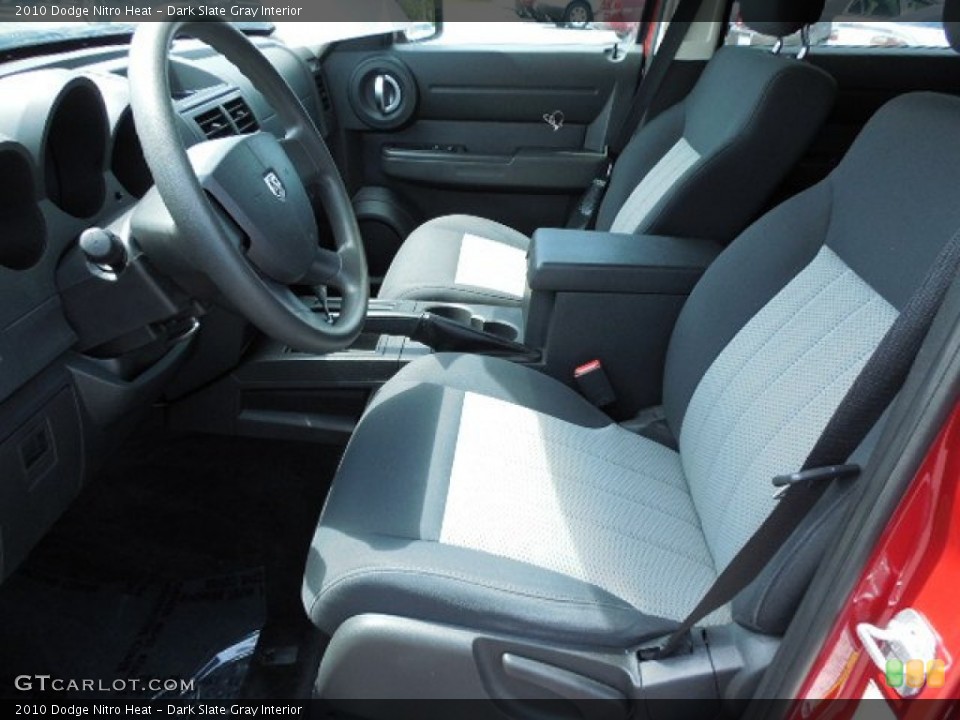 Dark Slate Gray Interior Front Seat for the 2010 Dodge Nitro Heat #81164112
