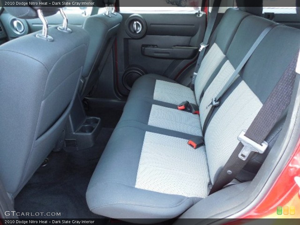 Dark Slate Gray Interior Rear Seat for the 2010 Dodge Nitro Heat #81164130