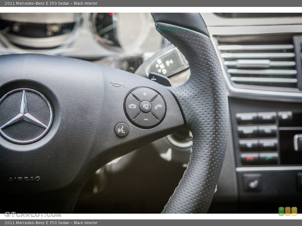 Black Interior Controls for the 2011 Mercedes-Benz E 350 Sedan #81164403