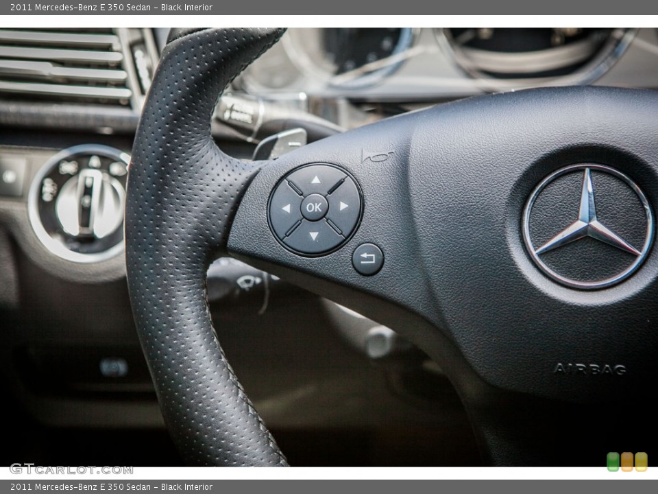 Black Interior Controls for the 2011 Mercedes-Benz E 350 Sedan #81164439