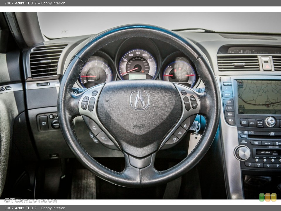 Ebony Interior Steering Wheel for the 2007 Acura TL 3.2 #81166515