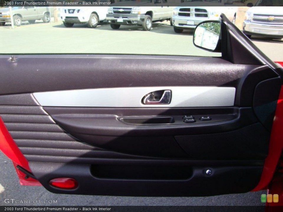 Black Ink Interior Door Panel for the 2003 Ford Thunderbird Premium Roadster #81166539