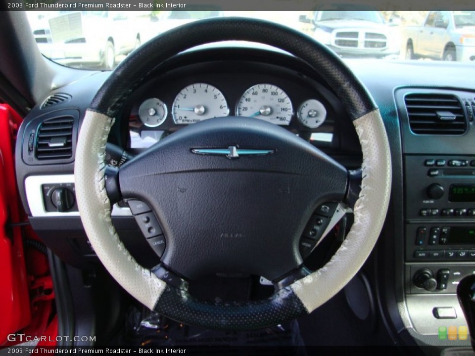 Black Ink Interior Steering Wheel for the 2003 Ford Thunderbird Premium Roadster #81166581