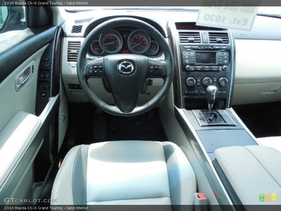 Sand Interior Dashboard for the 2010 Mazda CX-9 Grand Touring #81166988
