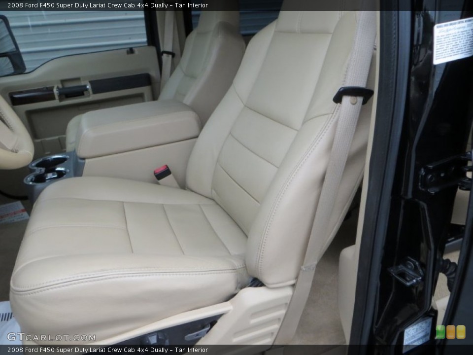 Tan Interior Front Seat for the 2008 Ford F450 Super Duty Lariat Crew Cab 4x4 Dually #81166992