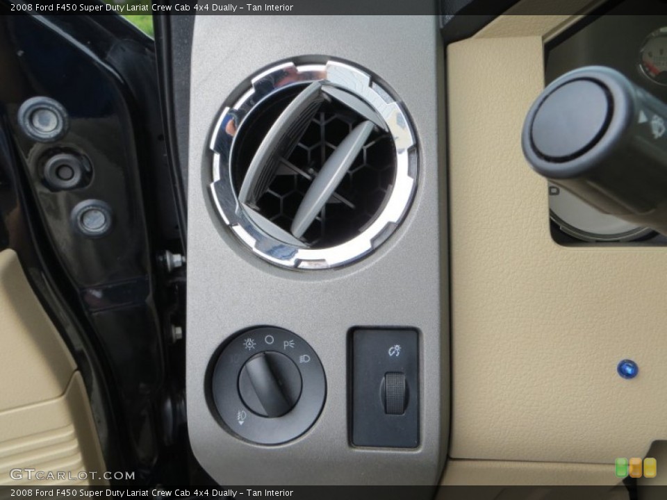 Tan Interior Controls for the 2008 Ford F450 Super Duty Lariat Crew Cab 4x4 Dually #81167145